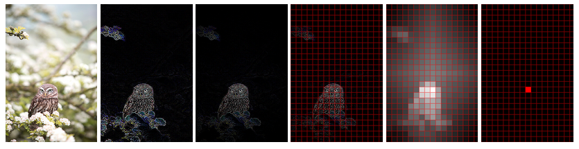 Demonstration of how the detection algorithm works