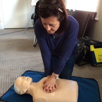 Dummies and bandages – First Aid training