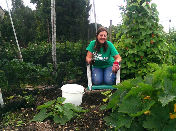 Weeding the kitchen garden